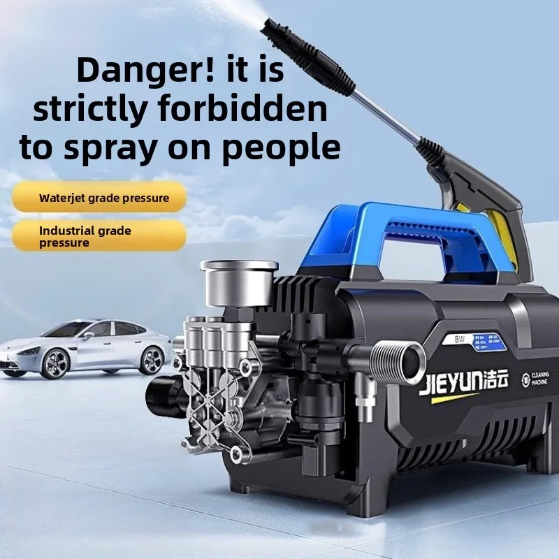 220V Electric High Pressure Washer Portable Powerful Car Cleaner Home Garden Jet Pump Water Blaster High Pressure Car Wash