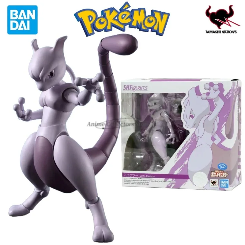 

Original in Stock Bandai S.H.Figuarts Pokemon Mewtwo Anime Character Toy Model Desktop Decoration Collection Birthday Gift