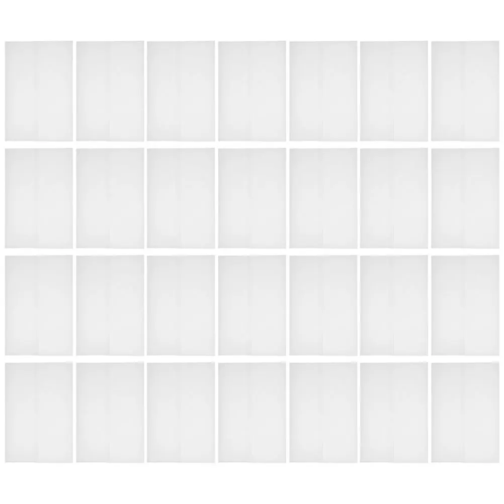 

50 Pcs Invited Pre-folded Envelope Glassine Envelopes Invitations Liner Wrapping Paper Blank Pvc Door Signs Transparent
