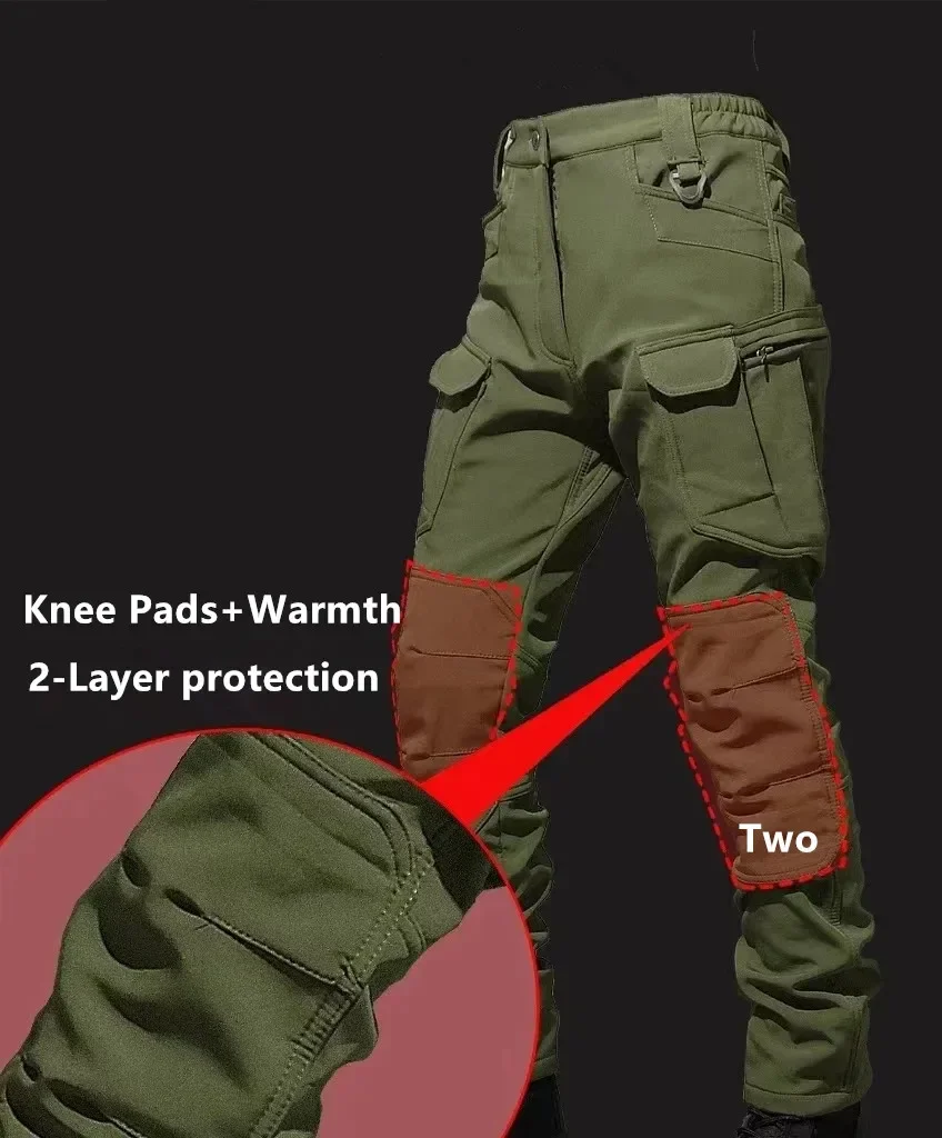 Outdoor Winter Special Tactics Training 5XL Soft Shell peluche giacca e pantaloni caldi con cappuccio antivento impermeabili spessi