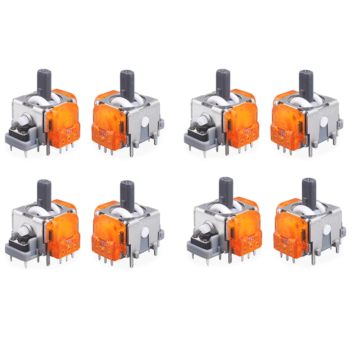 AAA87 8 Uds para controlador PS5 TMR Joystick electromagnético Gamepad Thumb Stick Sensor analógico 3D accesorios de reparación de repuesto