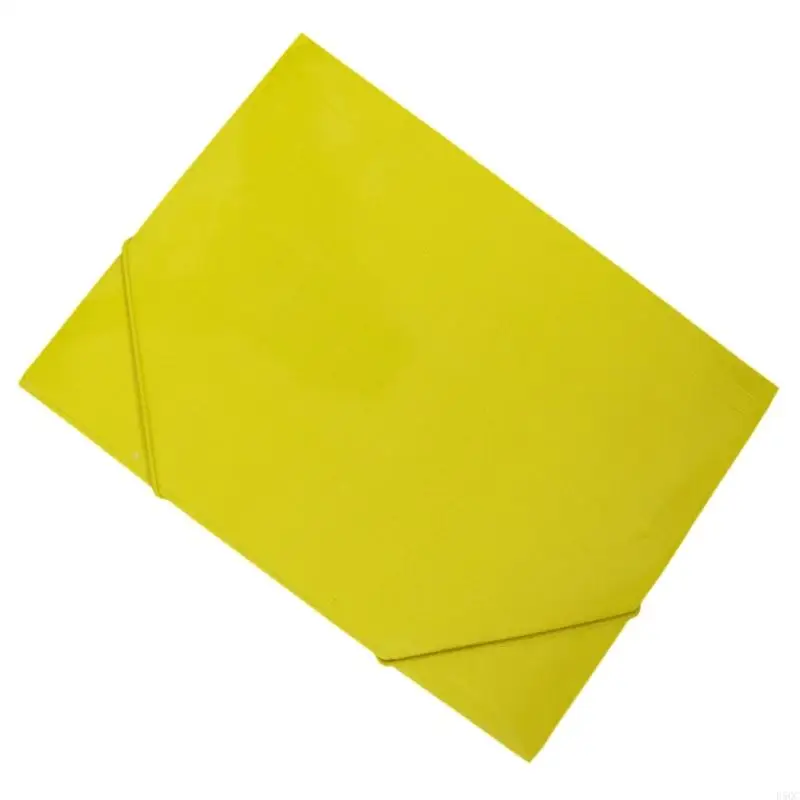 مجلدات مستندات بلاستيكية مقاس بتصميم حزام مطاطي ومنظمات ملفات قابلة للتوسيع D5QC #2