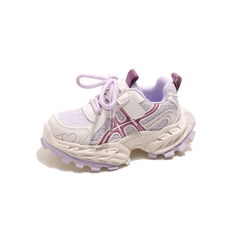 

Детские уличные кроссовки для мальчиков и девочек, массивные кроссовки с дышащей сеткой, нескользящие, для походов и повседневного спорта