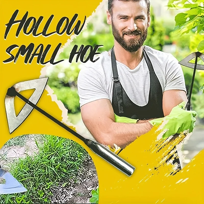 Narzędzia do motyki ogrodowej, motyka wykonana w całości ze stali hartowanej, ostre narzędzia do pielenia ogrodu, ręczna motyka ogrodnicza narzędzie do pielenia krawędziowego