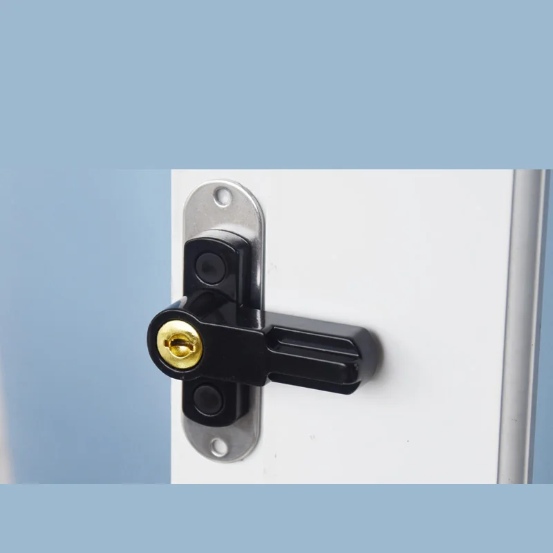 

Key-Operated T-Lock Window Safety Lock No Drilling Required Interior Opening Anti-Theft Lock for Doors And Windows