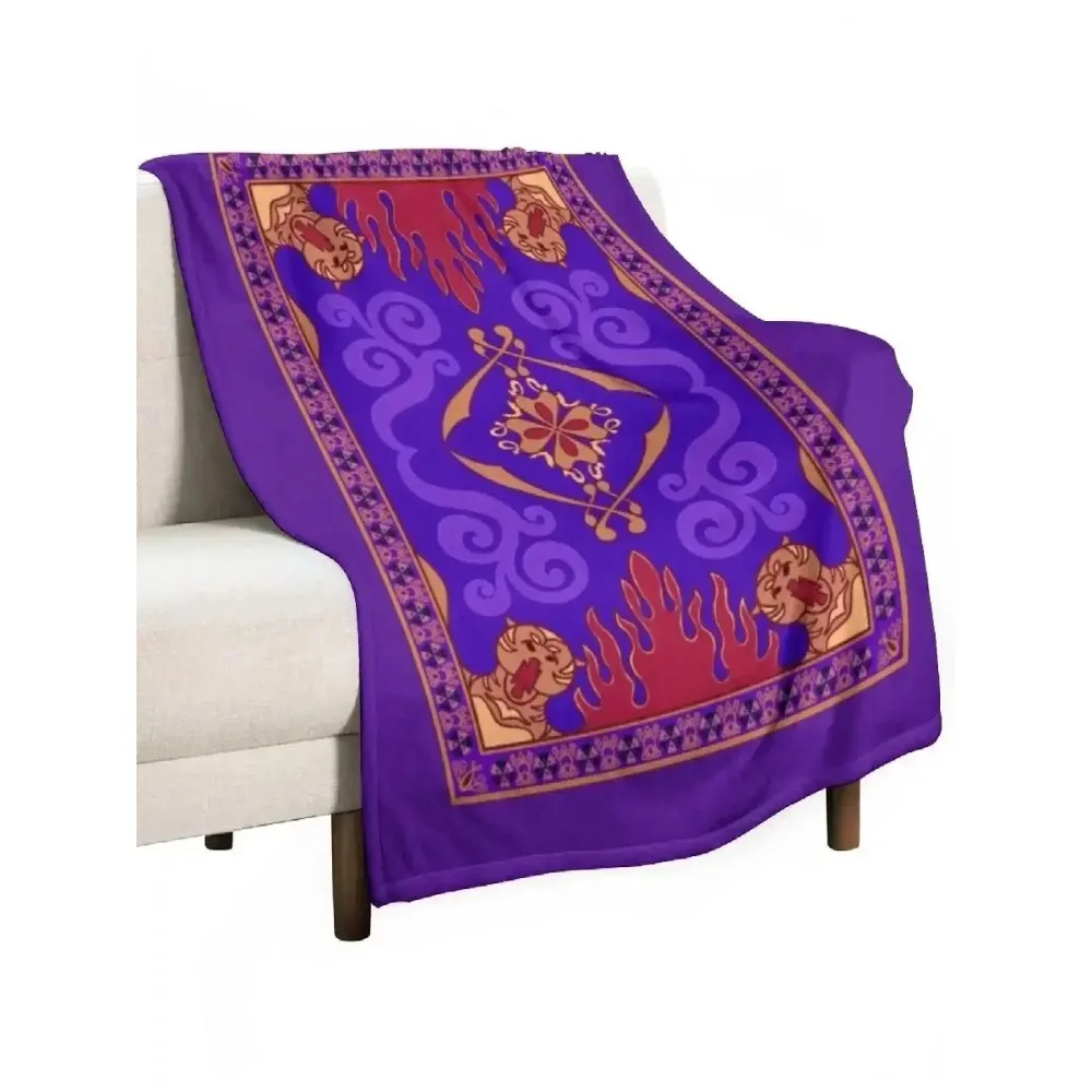 Customize Aladdin  Magic Carpet Throw Blanket  Perfect for Sofa or Bed  Home Textile