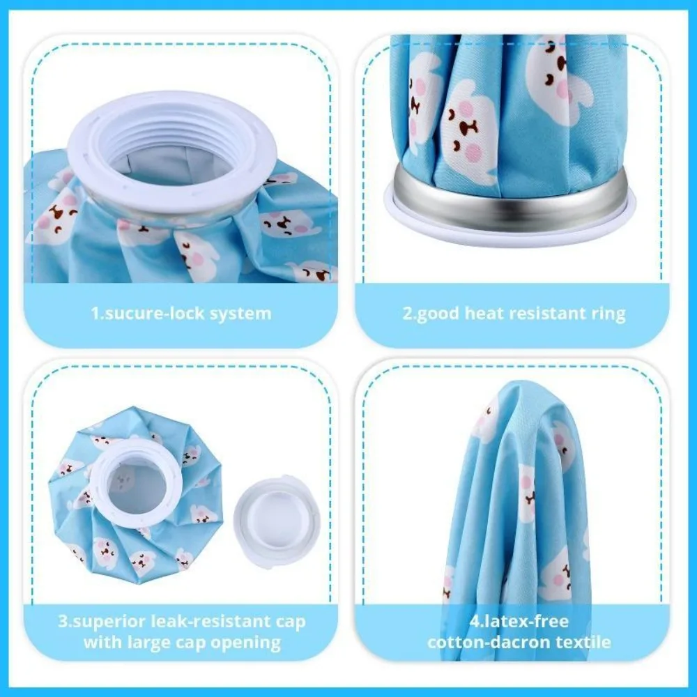 Reusable Apply Ice for Shrink Pores Pack Hot Water Bag Adults for Hot Cold No-Leak Elastic Breathable Ice Bag Skin Care Tools view 5