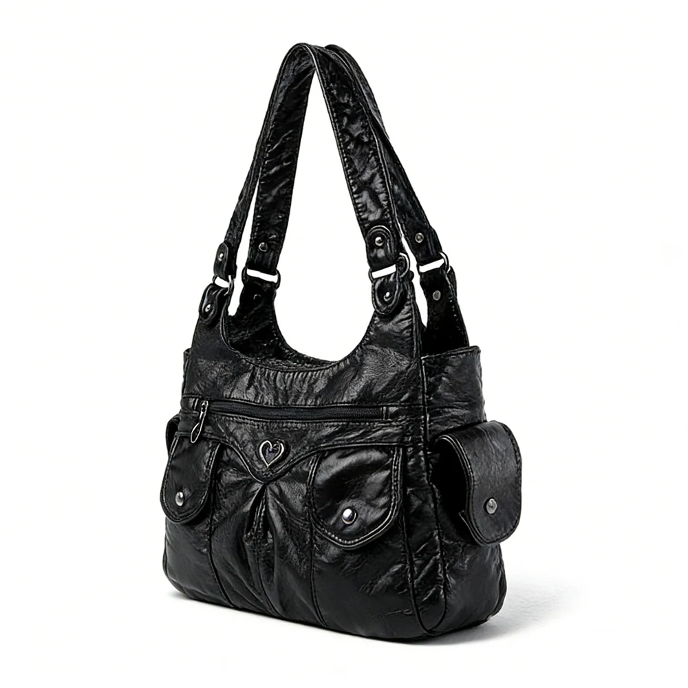 

100% Pu Leather Women Luxury Designer Messenger Bag Free Shipping Bolsas Marcas Sale Lady Tote Boston Bag Sac A Mains Large