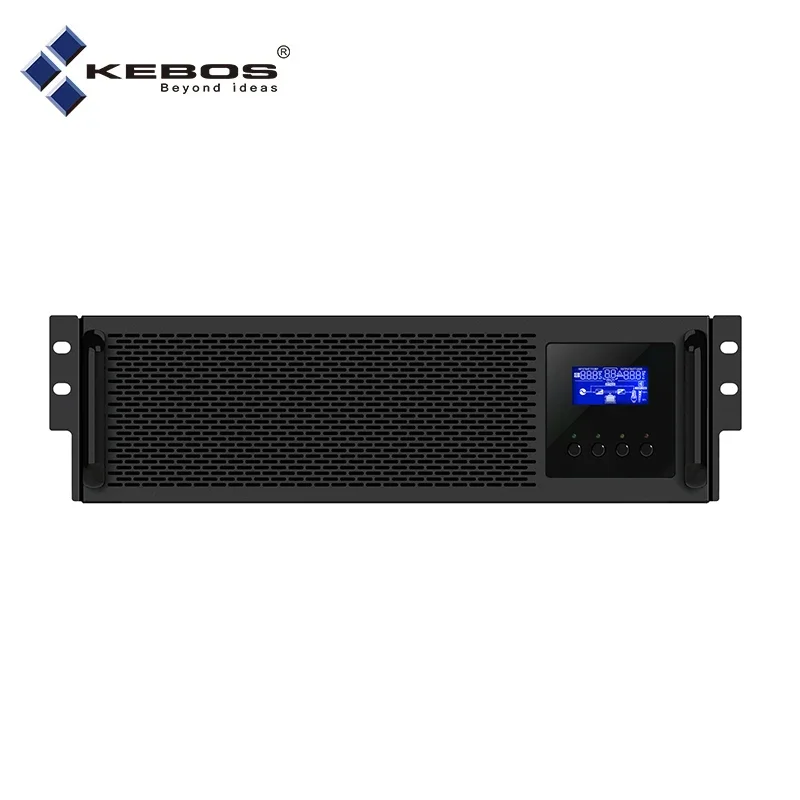 Kebos KR11 ONE 3KL-48V Smart Single Phase Uninterruptible Power Supply 3000w Double Conversion Online Rack Mount For Data Center