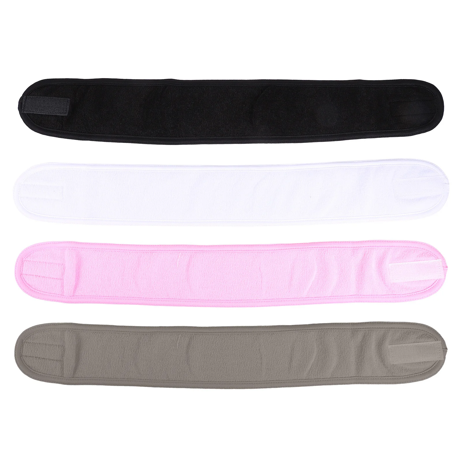 

4Pcs Makeup Headband Hairband Durable Adjustable Multipurpose Face Washing Bath Shower Head Wrap for Women