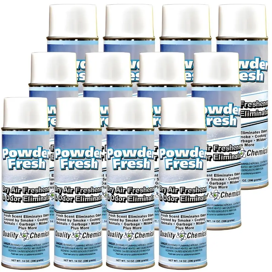 

Powder Fresh The Most Powerful Dry Air Freshener Best Room Deodorizer and Air Spray for a Fresh and Clean Home 10 oz Can Pack of