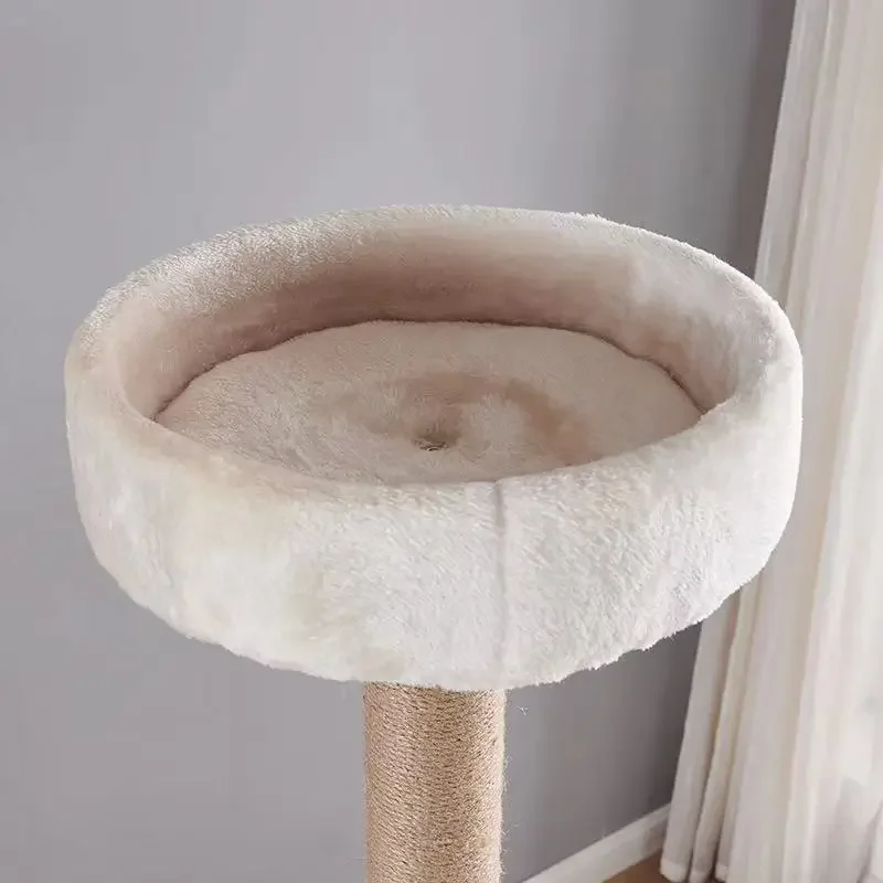 Solid wood cat climbing frame, cat nest, cat tree, cat scratching board, cat scratching column, cat frame