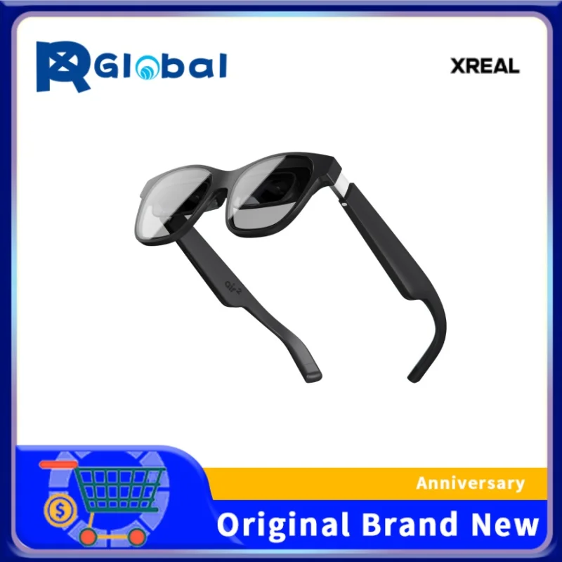 XREAL Air 2 smart AR glasses 2023 Micro-OLED screen 120Hz high brush 72g ultra-light professional-grade color accuracy certifica