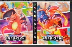 

240pcs Slot Anime Card Photo Album Charizard Mewtwo Collection Premium Card Protector Notebook Ideal Kids’ Birthday Present