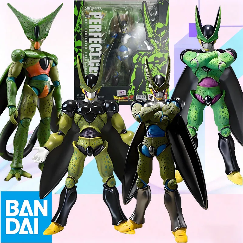 

Spot SaleEn Stock BANDAI caja Original S.H.Figuarts DRAGON BALL todas las formas Cell PERFECT CELL SHF figura acción molo jugu