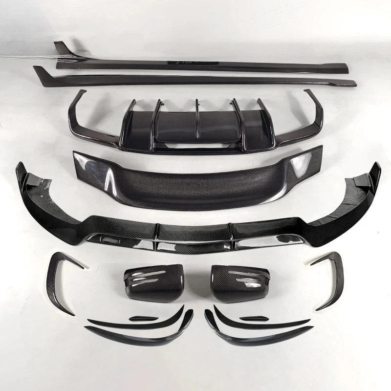 ThrustWorks CLS Sport  W Lci Carbon Fiber Body Kit Front Rear Lip Side Skirts Spoiler Mir Durle