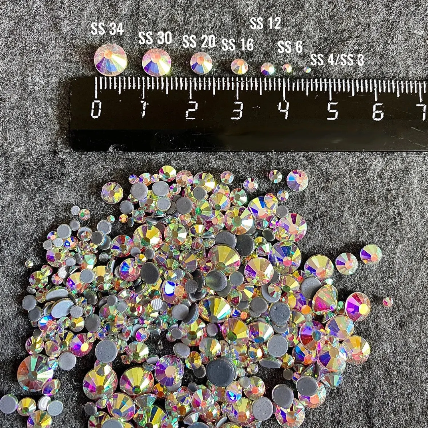 14400pcs Crystal AB Clear Hotfix Rhinestones SS16 SS20 Shiny Glass Strass for GYM Suit Garment Clothing Decoration