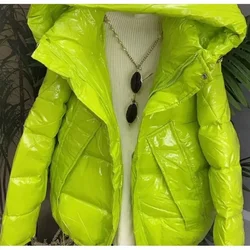 Wash Free Bright Face Cotton-padded Jacket Women's Short Jacket  New 2026 Thickened Bread Suit Small Korean Version Coat Winter