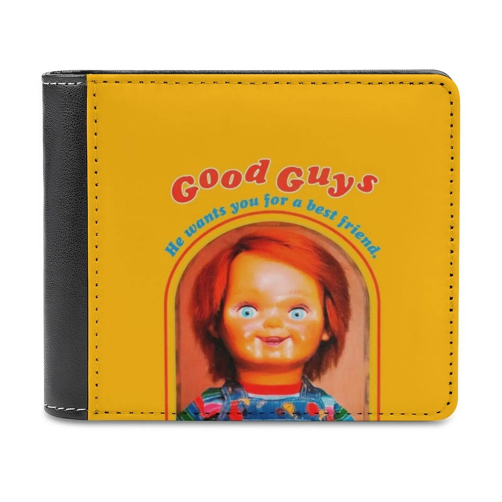 

Chucky Retro Movies New Men Wallets Pu Leather Men Purse High Quality Male Wallet Good Guys Well Guy Good Doll Chucky Childs