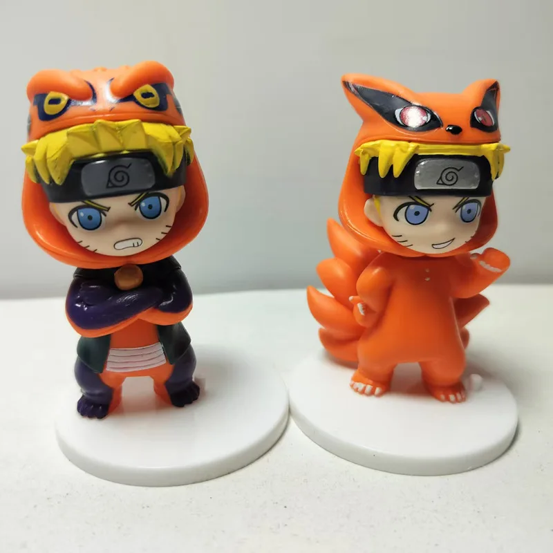 

8Pcs Naruto Figures Model Ornament Cute Anime Uchiha Sasuke Sakura Cosplay Action Figurine Model Toys Itach Decorations Gifts