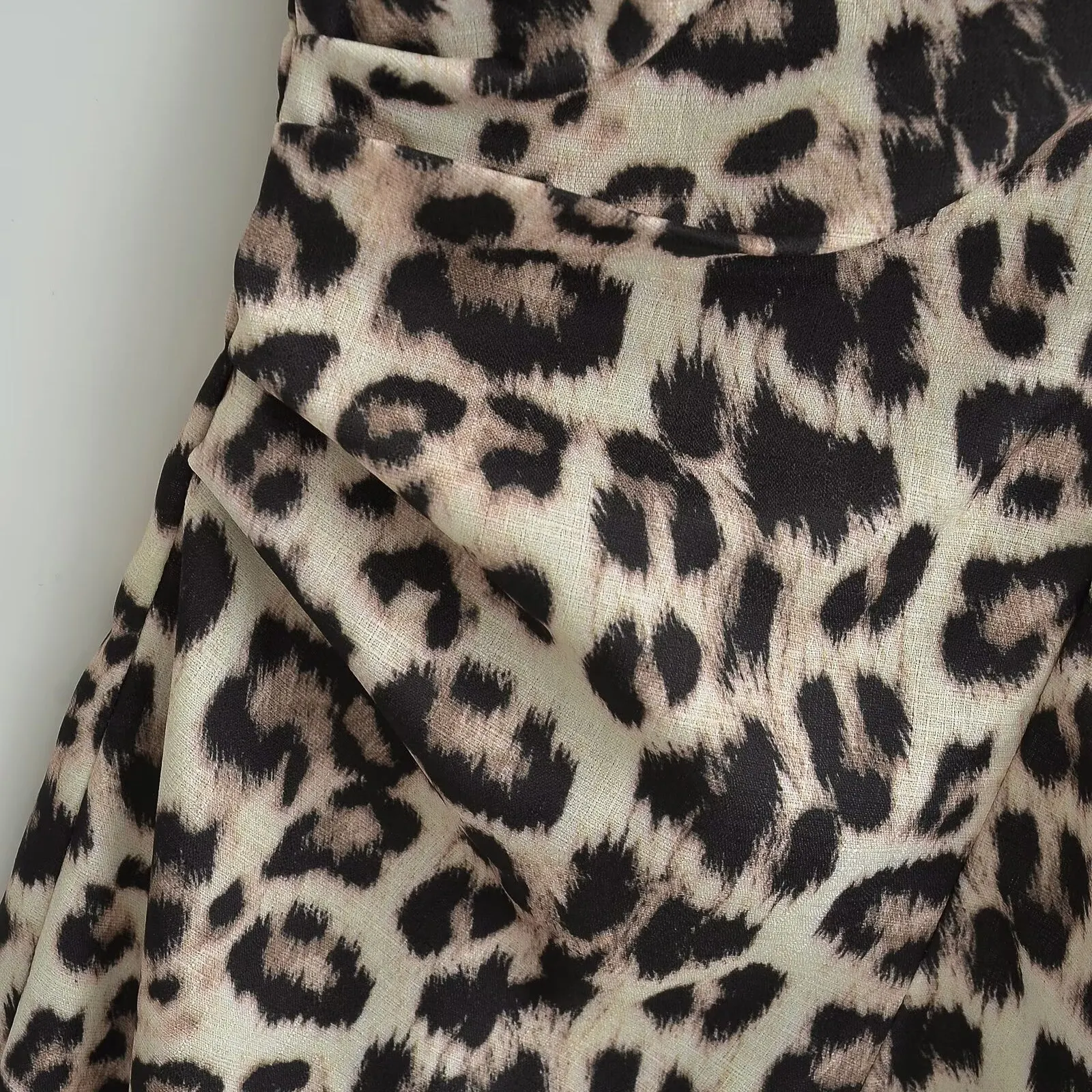 JNLEAOG Primavera Nuovo Sle Donna Faion Vita Pieghettata Midi Dr Francese Sle Raccolta Vita Poliestere Estate Casual Dr