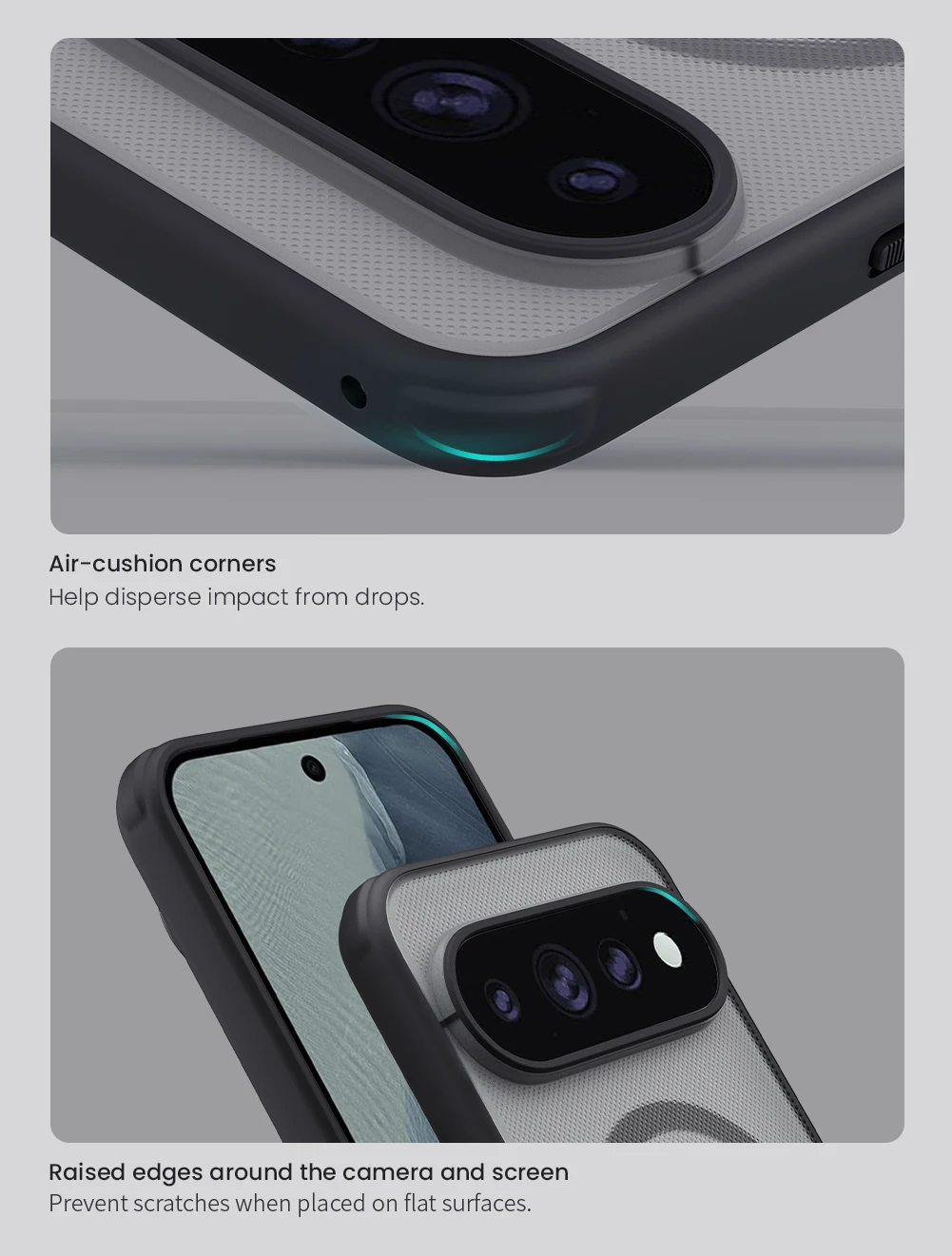 Für Google Pixel 11 Pro XL Hülle NILLKIN Passgenaue Hülle Magnetische Super Frosted Shield Matte PC-Abdeckung Für Google Pixel 11 Pro XL – Detail 7