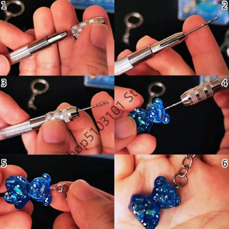 

X6HE 220 Pcs for Key Ring with Chain Jump Rings Screw Eye Pins Golden Silver Keychain Rings Set for Resin DIY Crafts Jewelry