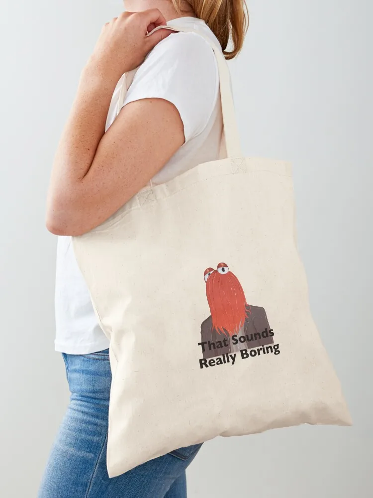 

Red Guy (Don’t Hug Me I’m Scared) Tote Bag shopper bags Women's bag shopping trolley bag custom canvas