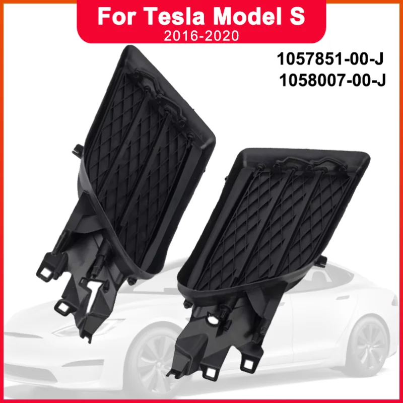 

Fog Lamp Protective Cover For Tesla Model S 2016-2020 Car Front Bumper FogLamp Frame Front Frame Grille 1057851-00-J 105800700J