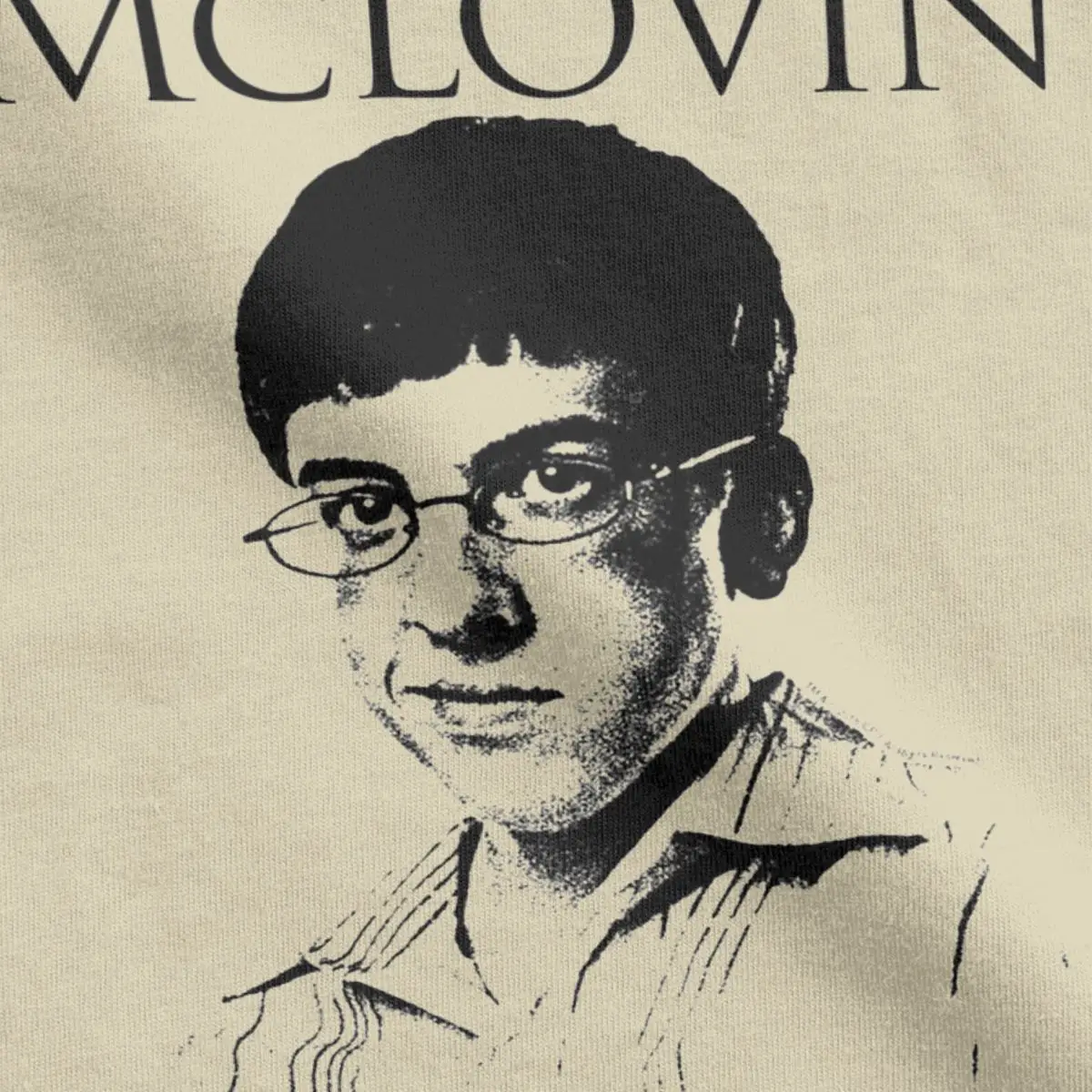 メンズ半袖Tシャツ,綿100%,プリント服,スーパーバッド,i am mclovin,ラウンドネック,ノベルティ