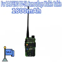 For BAOFENG UV-5R Camouflage Walkie Talkie BF-UV5R Portable Two Way Radios 5W Dual Band 128CH 1800mAh Wireless Communicator