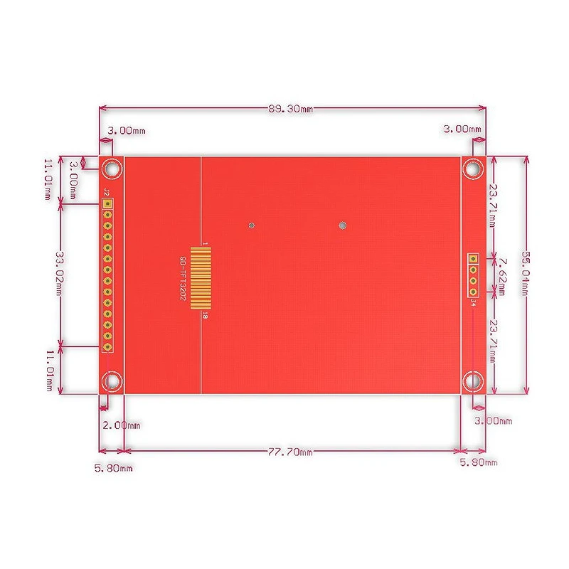 3.2 Inch SPI Serial Port LCD Screen TFT Display Screen Color Screen Module 240*320 ILI9341 with Touch