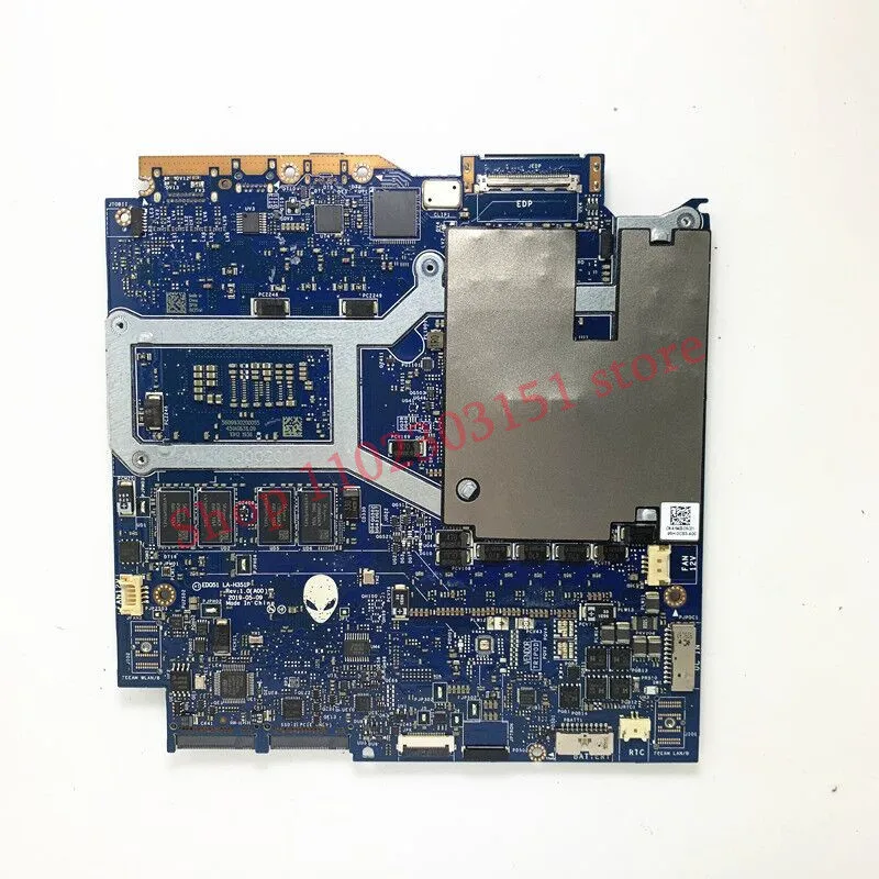 For DELL M17 R2 CN-0X25NN 0X25NN X25NN W/ SRFD1 I9-9880H CPU Mainboard LA-H351P Laptop Motherboard N18E-G2-A1 100%Full Tested OK