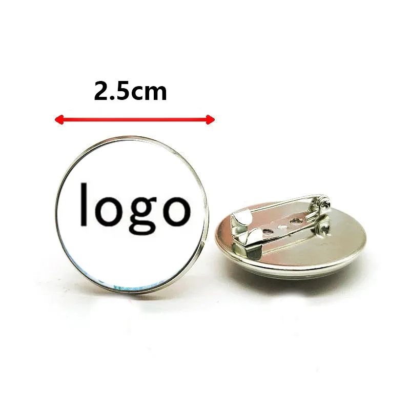 Personalized Logo Brooch Customization, Black And White Photos, Color Photos, Private Customization