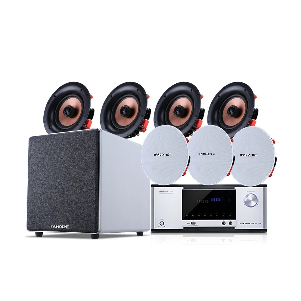 

7.1 Home Cinema Ceiling Speaker Sound Kit Atmos Surround DTS Decoding Shadow K Speaker System