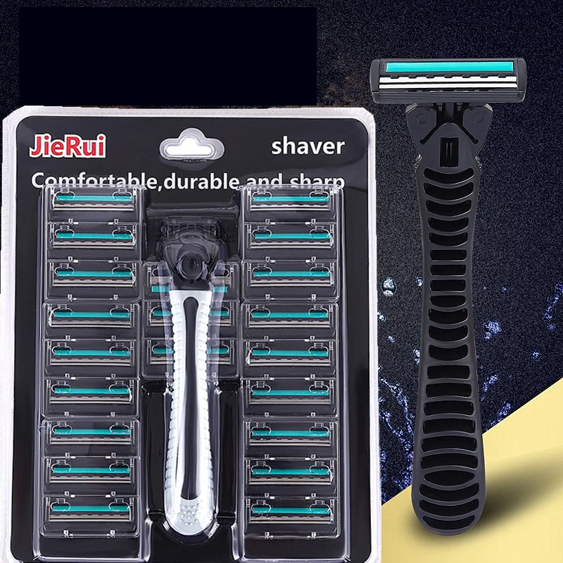 

2-слойное лезвие из нержавеющей стали, мужская бритва, моющаяся для путешествий, для дома, бритва, ручное бритье, бритвы для ежедневного ухода за лицом