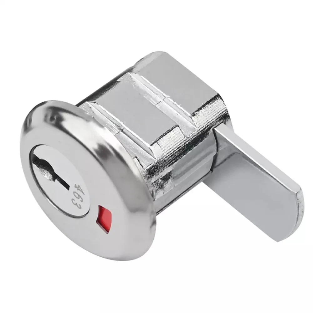 New Iron Cabinet Insert Linkage Toolbox Lock Durable 180° Rotation Unlocking Drawer Lock Alloy Fastening Tab File Cabinet Lock