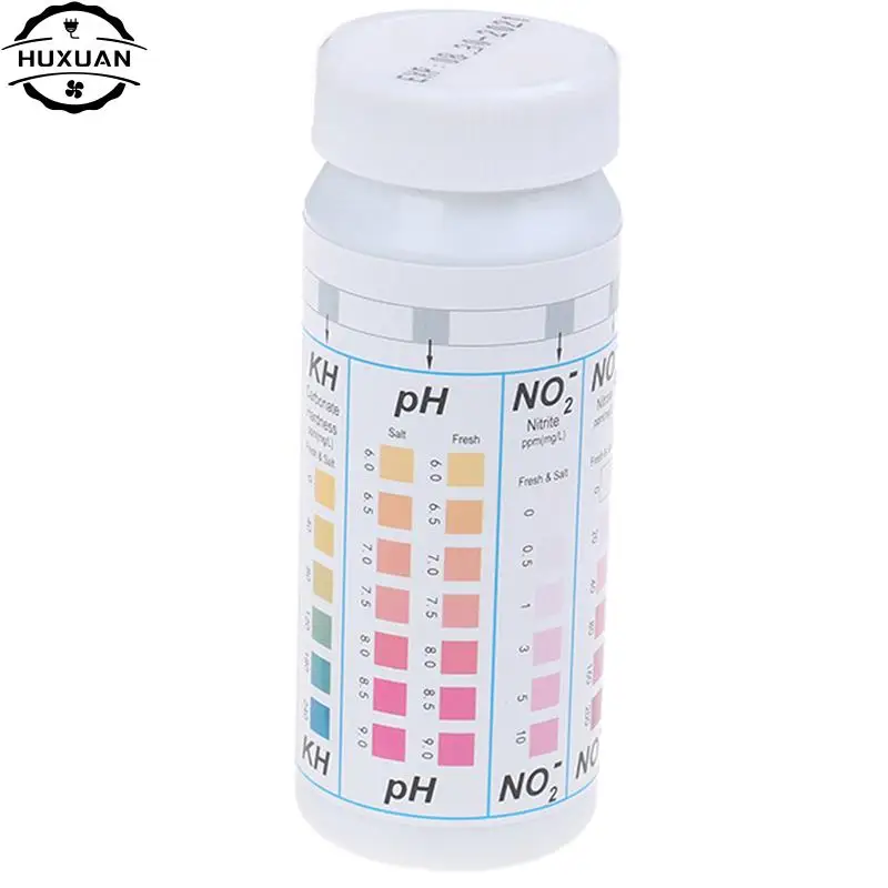 50 Strips 5 in 1 Swimming Pool Spa Water Test Strips Nitrate Nitrite PH Hardness