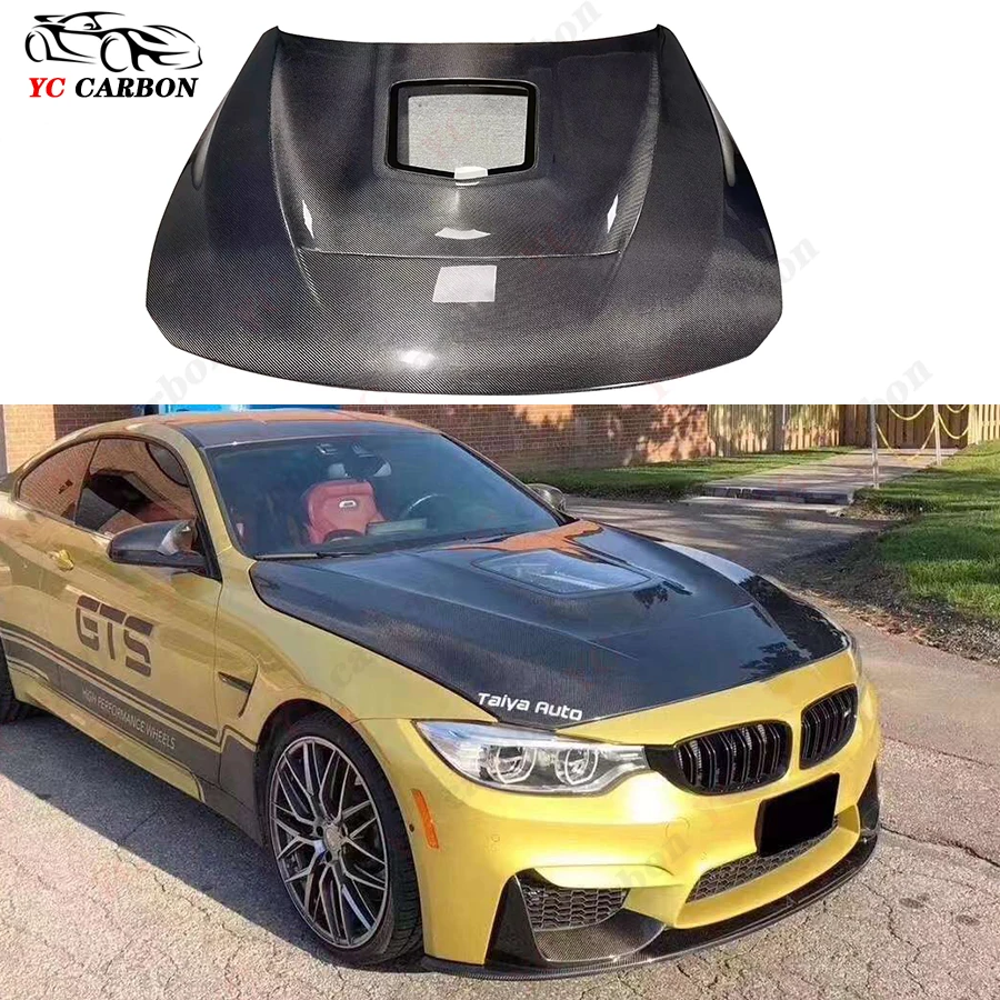 

Крышка капота двигателя из углеродного волокна для BMW M3 F80 M4 F82 F83 2014-2020 IMP, Стильная крышка двигателя из углеродного волокна, капот автомобиля