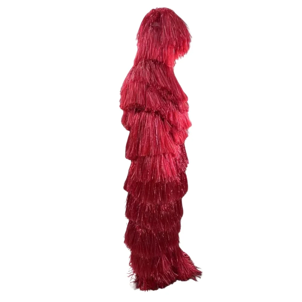 Dance Tassel Costume Modern  Nightclub Stage Performance Holiday Dress Optional Colors Woman costume