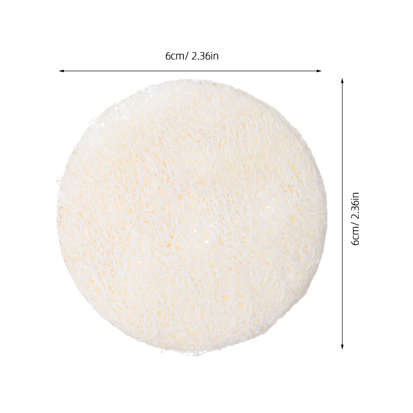 5 個のスキンスクラブパッド天然ヘチマバススポンジ油や汚れを除去循環を改善毎日のシャワー角質除去剤