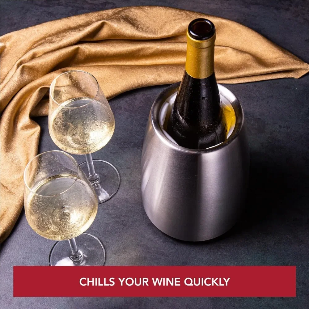 Wine Cooler Ice Bucket Wine Bottle Cooler Bags Bar Freezer Ice Bags Fast Cooling Champagne Removable Cooling Jugs