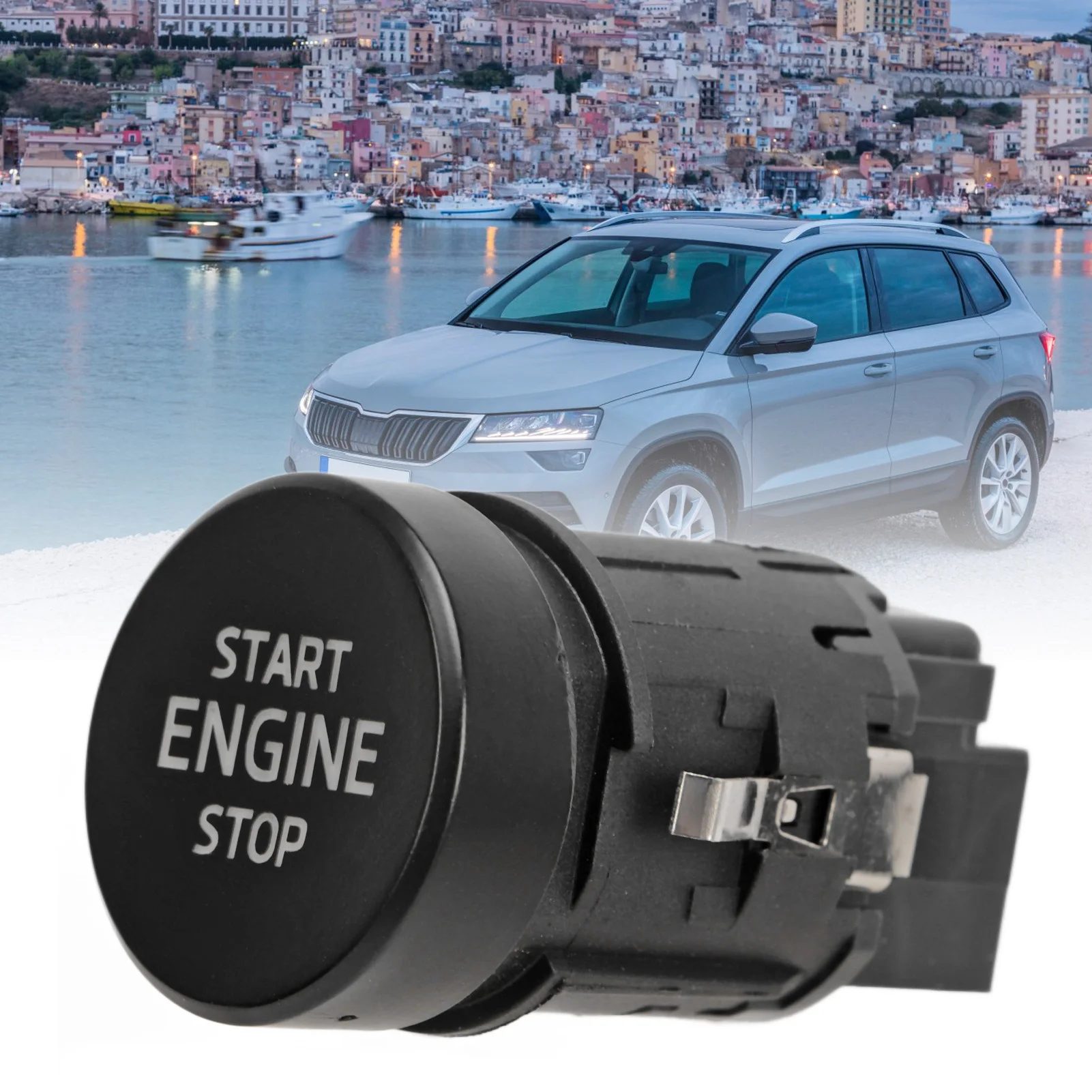 3V0905217 3V0905217A Engine Start Stop Switch Button For Skoda Karoq Superb Octavia 2015-2021 Engine Stop Switch Replacement