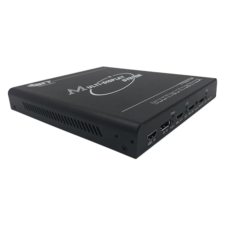Professional Multi-Channel Extender: FPGA Core, Real-Time Processing, 3 HDMI Outputs, 16KV ESD, 12V Power