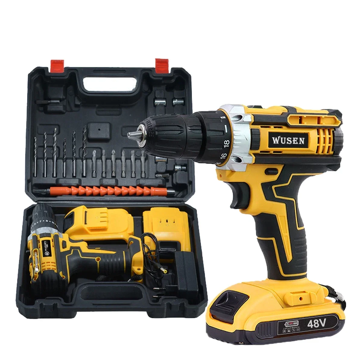 Rechargeable Brushless Bor Cordless Impact Drill Industrial Electric Portable 21v Other Power Drills