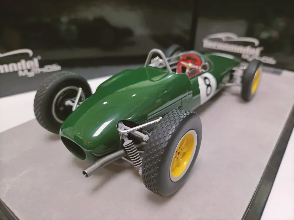 Tecnomodel 1:18 F1 Lotus 21 #8 French GP 1961 Simulation Limited Edition Resin Metal Static Car Model Gift view 3