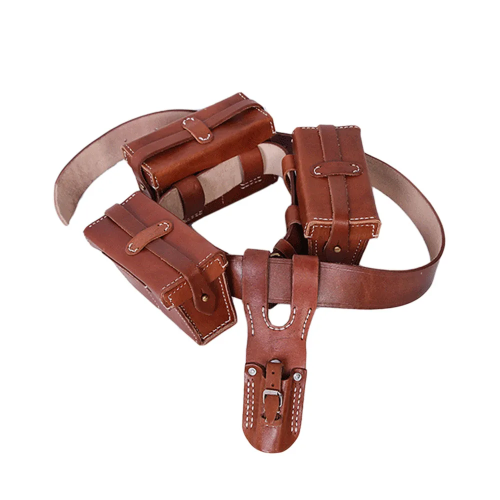 

Japan Belt 38 of Combination Equipment Set Head Layer of Cowhide Material Japanese Combination Cowhide Bag WW2 Japan