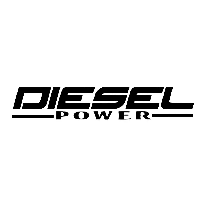 Diesel Power Die-Cut Vinyl Decal Car Sticker Waterproof Auto Decors on Car Body Bumper Rear Window Laptop Choose Size