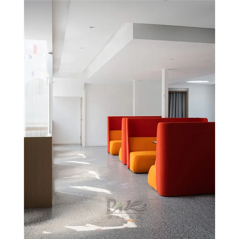 

Cafe high back double sofa leisure negotiation reception industrial style modern