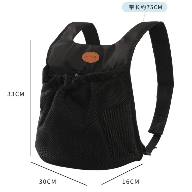 New Pet Bag Dog and Cat Backpack Pet Backpack Portable Mesh Breathable Backpack for Small and Medium-sized Dogs When Going Out